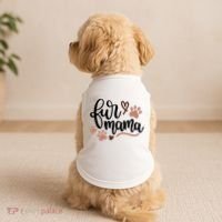 Fur Mama Cute Gift Doggie Tank thumb 2