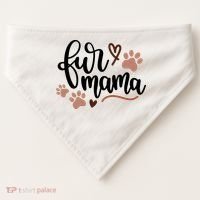 Fur Mama Cute Gift USA-Made Doggie Bandana thumb 0