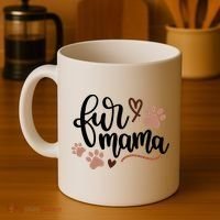 Fur Mama Cute Gift Coffee Mug thumb 4