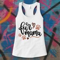 Fur Mama Cute Gift Women's Tank Top thumb 3