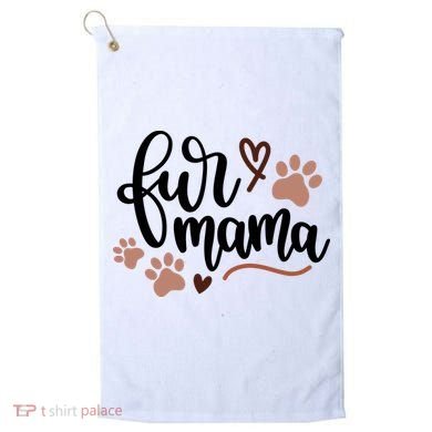 Fur Mama Cute Gift Golf Towel