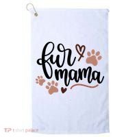 Fur Mama Cute Gift Golf Towel thumb 0