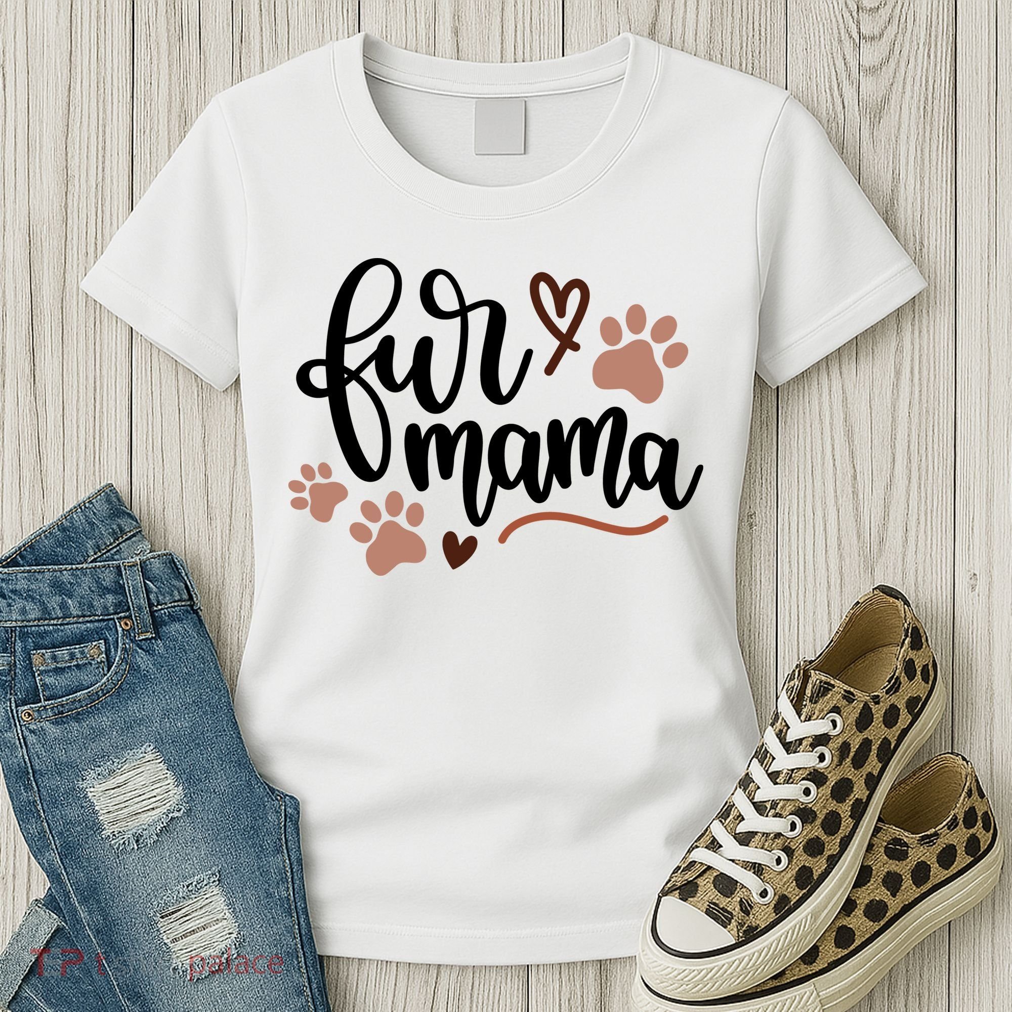 Fur Mama Cute Gift Women's T-Shirt