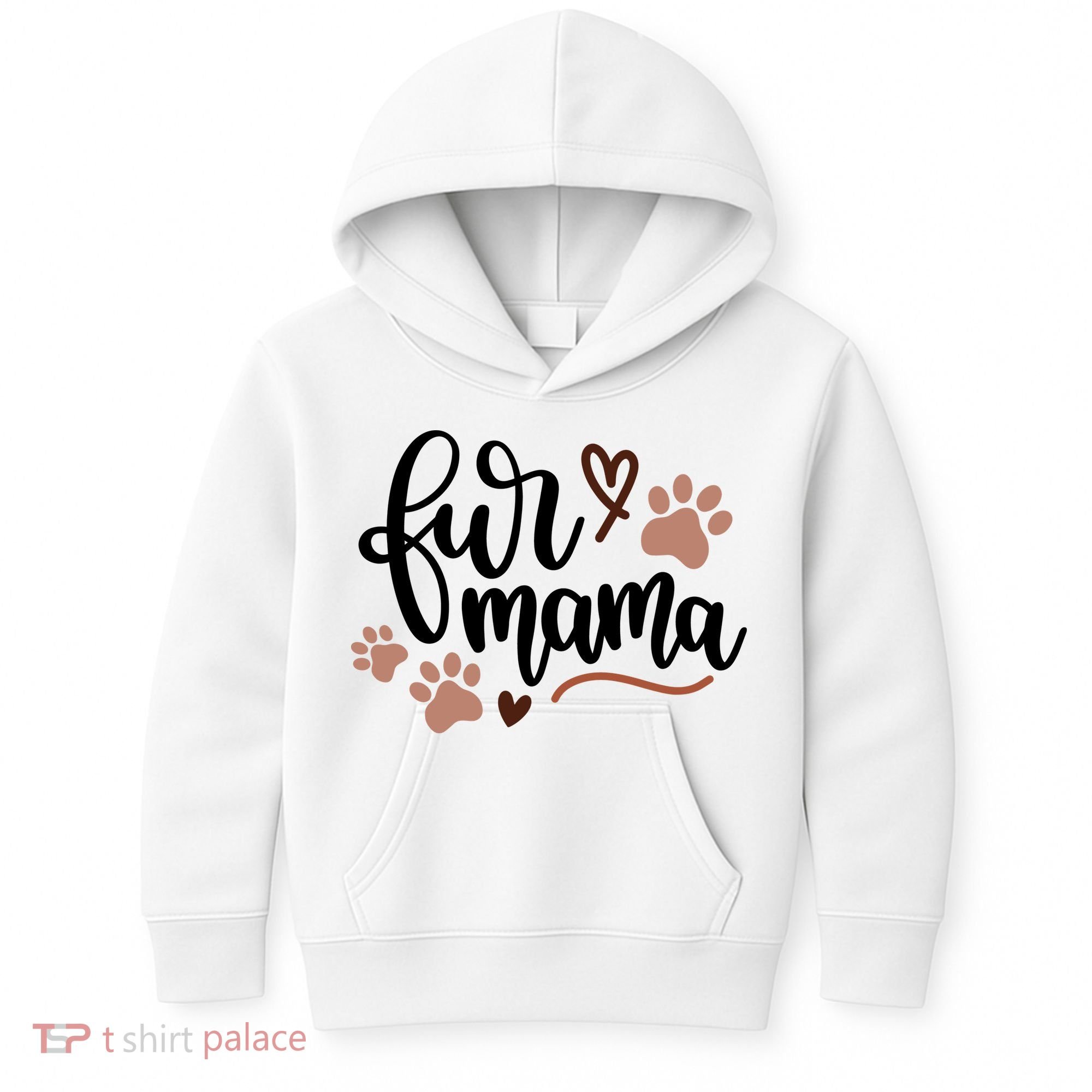 Fur Mama Cute Gift Kids Hoodie