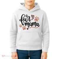 Fur Mama Cute Gift Kids Hoodie thumb 4
