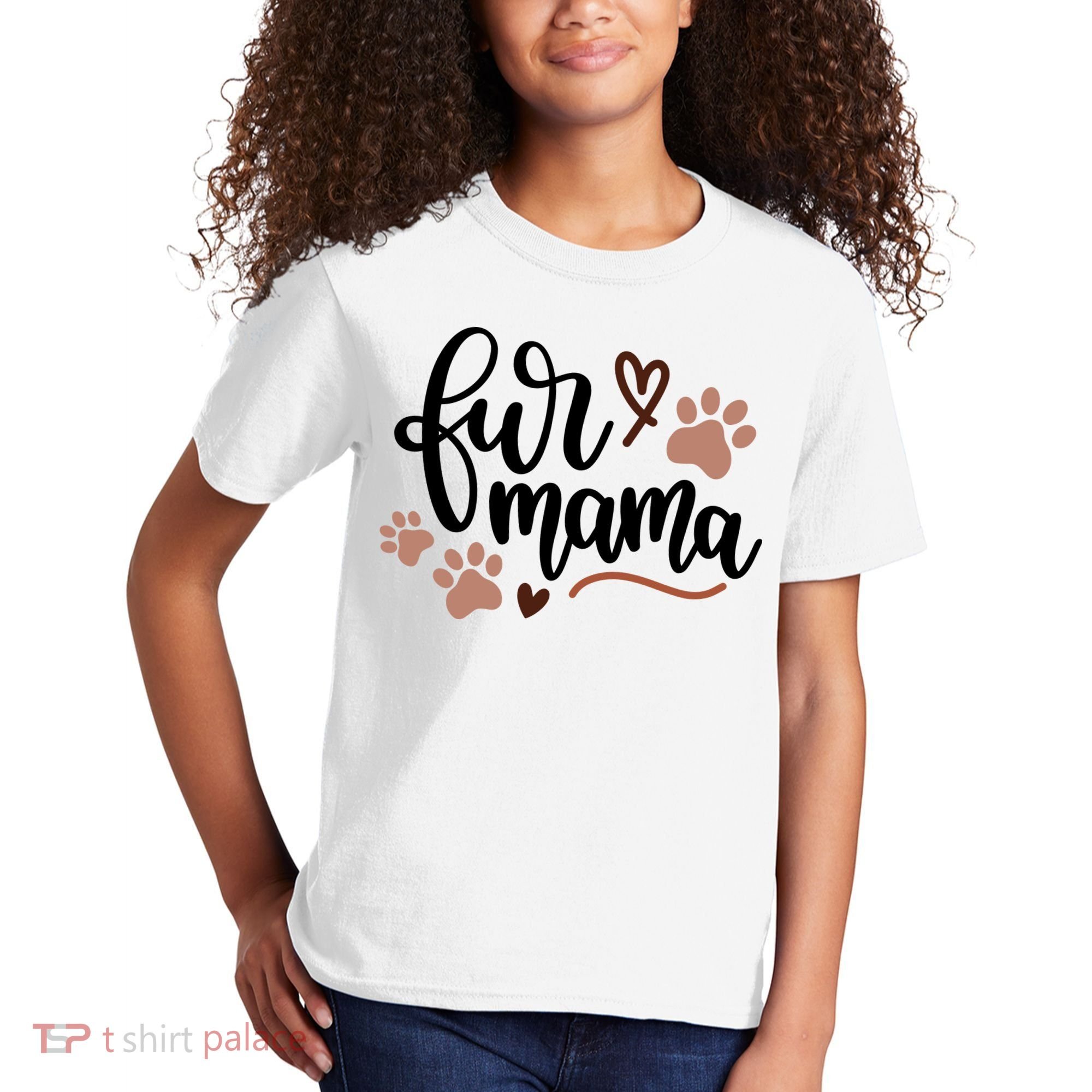 Fur Mama Cute Gift Kids T-Shirt