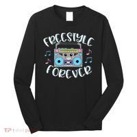 Freestyle Music Cute Boombox Retro Dance Music Long Sleeve Shirt thumb 0