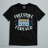 Freestyle Music Cute Boombox Retro Dance Music T-Shirt thumb 5