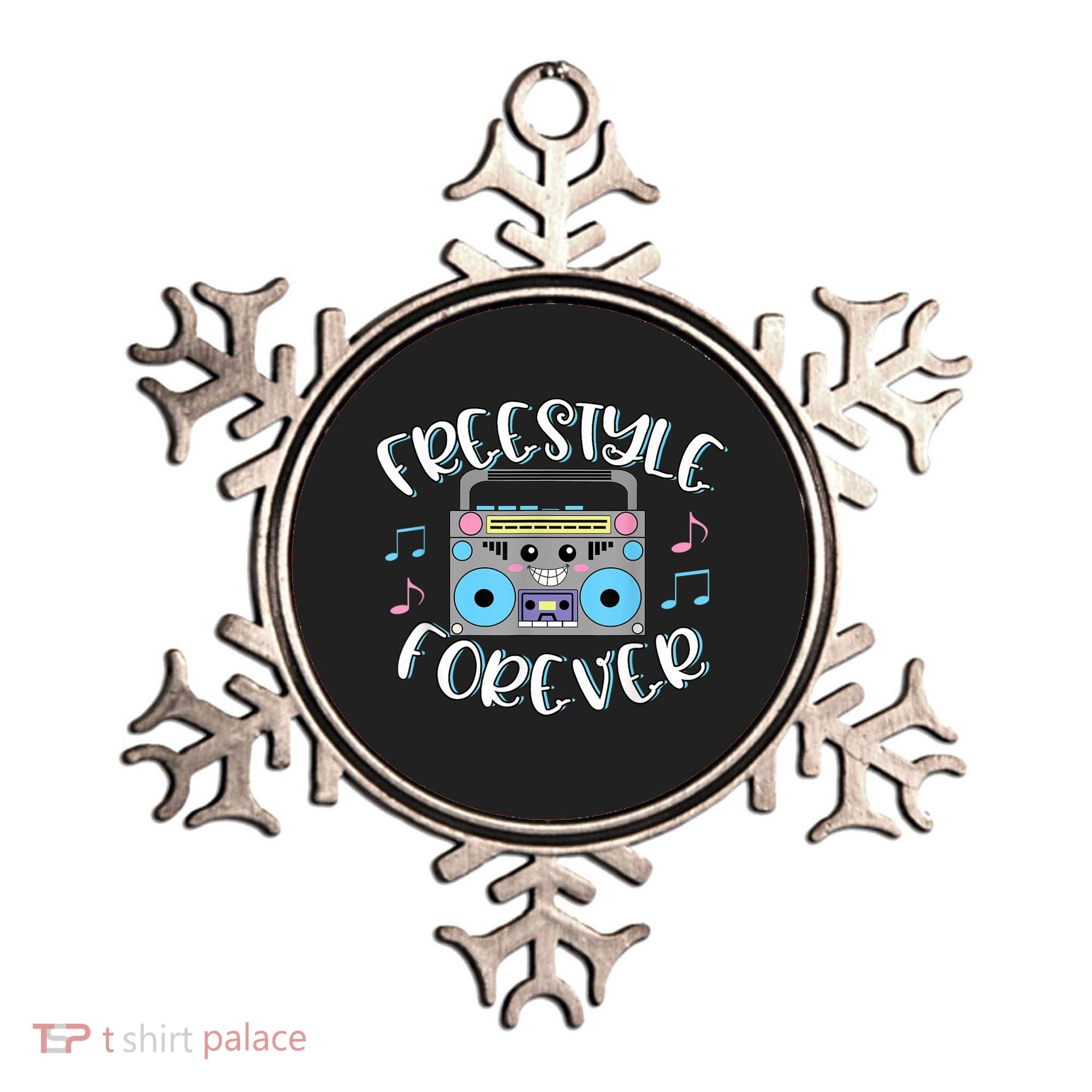 Freestyle Music Cute Boombox Retro Dance Music Ornament