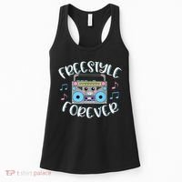 Freestyle Music Cute Boombox Retro Dance Music Women's Tank Top thumb 0