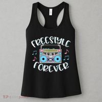 Freestyle Music Cute Boombox Retro Dance Music Women's Tank Top thumb 3