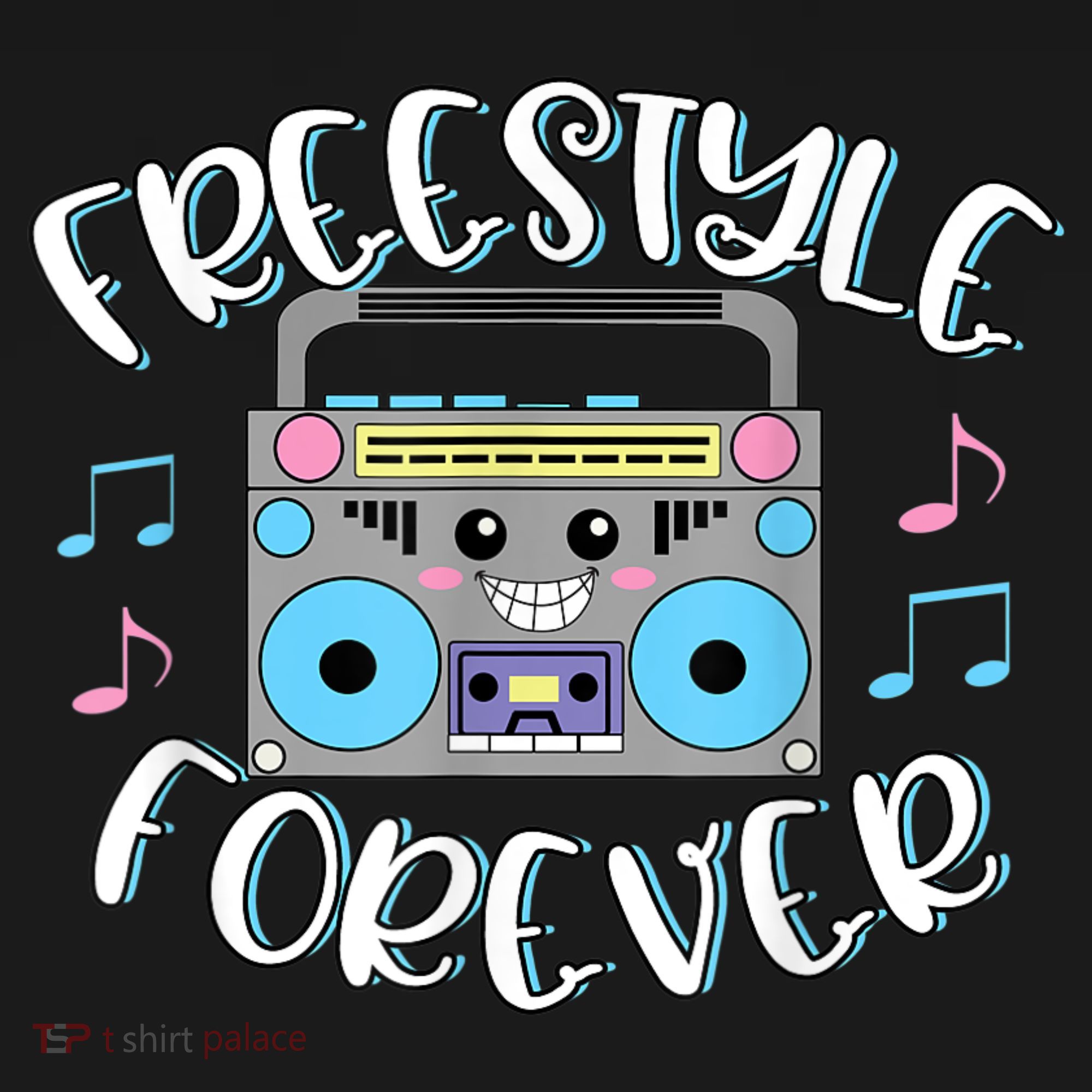 Freestyle Music Cute Boombox Retro Dance Music Women's Tank Top