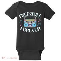 Freestyle Music Cute Boombox Retro Dance Music Baby Bodysuit thumb 0