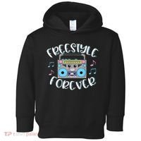 Freestyle Music Cute Boombox Retro Dance Music Toddler Hoodie thumb 0