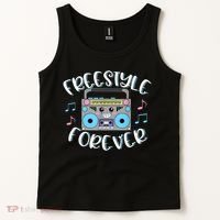 Freestyle Music Cute Boombox Retro Dance Music Tank Top thumb 2