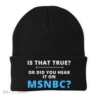 Funny MAGA Conservative Fake News Beanie thumb 0