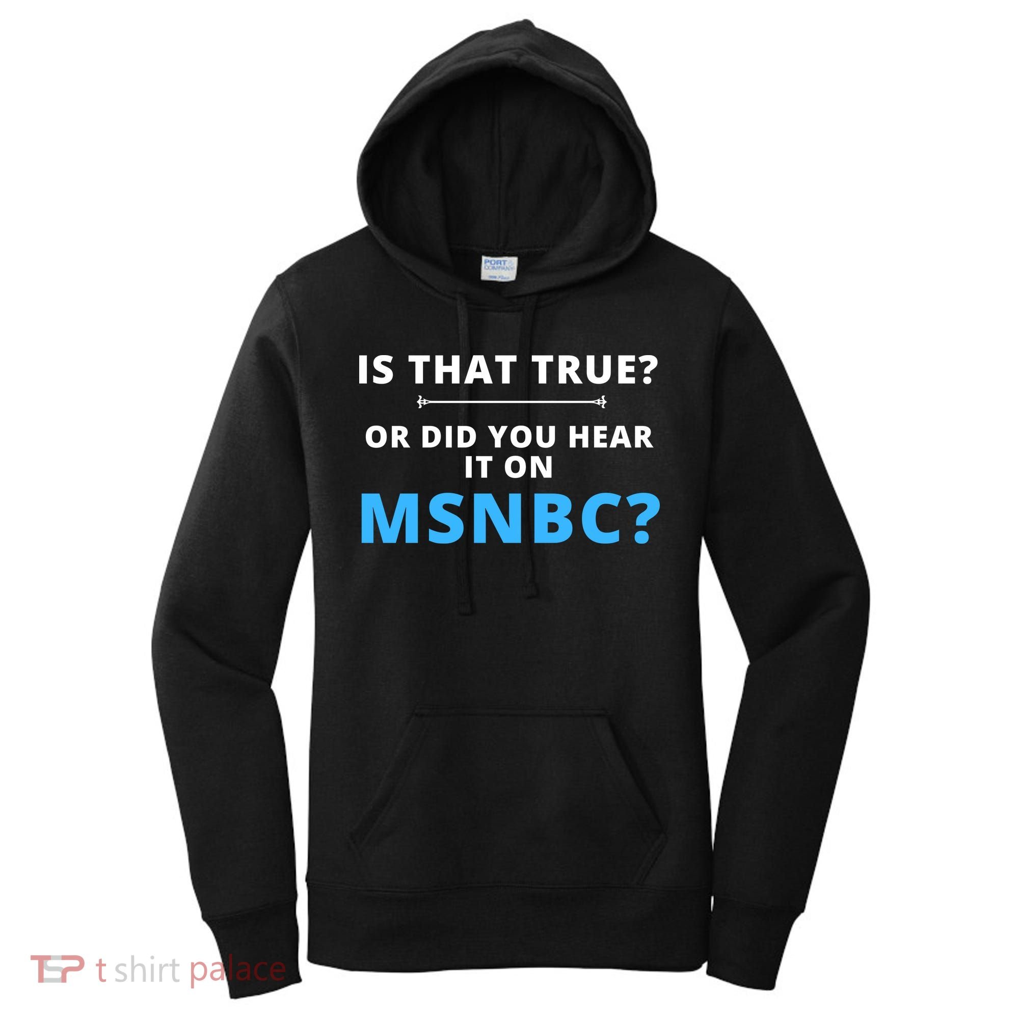 Funny MAGA Conservative Fake News Women's Hoodie