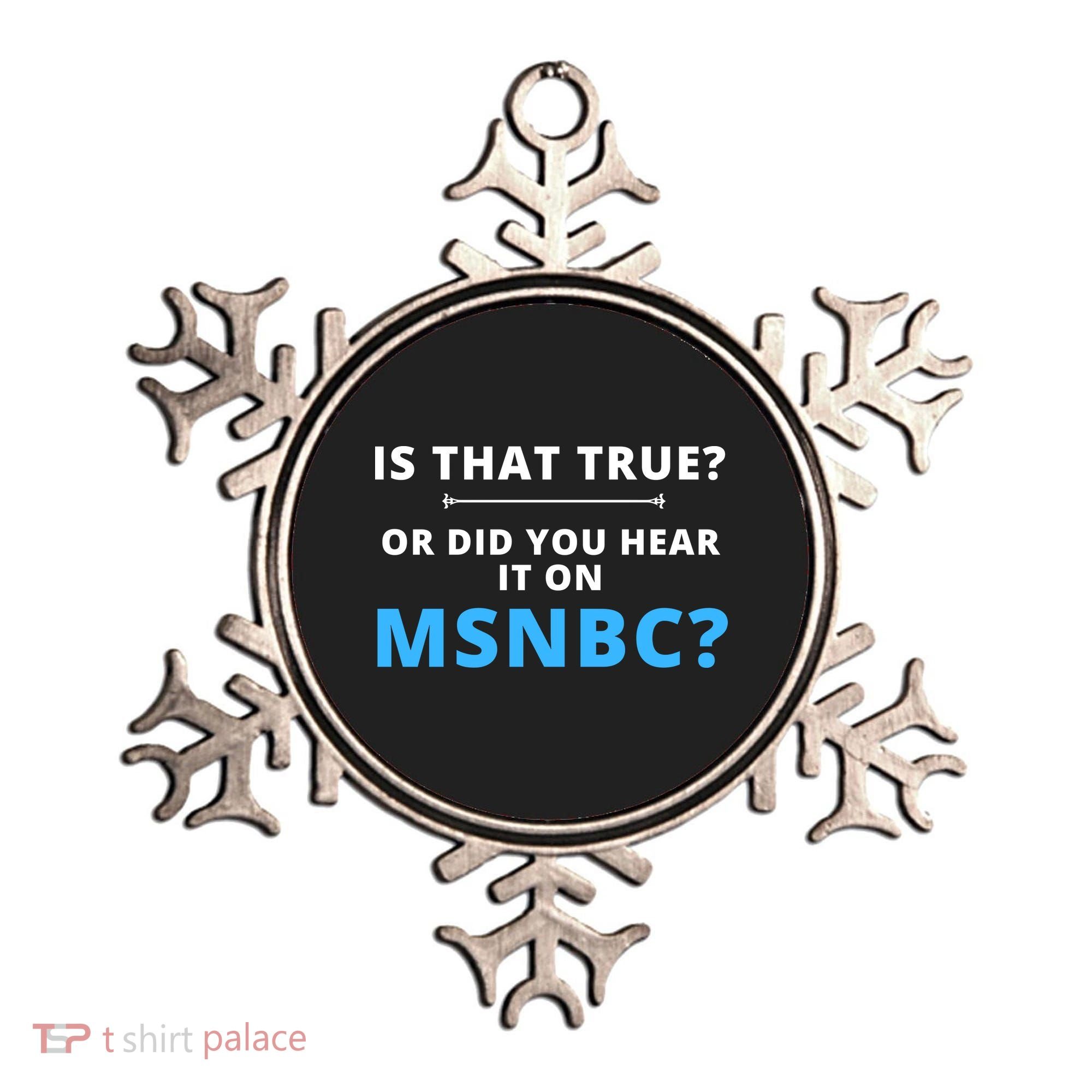 Funny MAGA Conservative Fake News Ornament