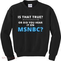 Funny MAGA Conservative Fake News Kids Sweatshirt thumb 0