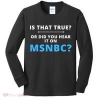 Funny MAGA Conservative Fake News Kids Long Sleeve Shirt thumb 0