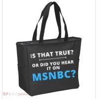 Funny MAGA Conservative Fake News Tote Bag thumb 2