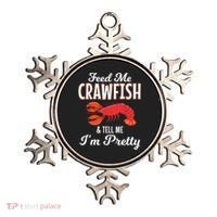 Feed Me Crawfish And Tell Me Im Pretty Funny Mardi Gras Ornament thumb 0