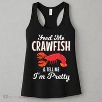 Feed Me Crawfish And Tell Me Im Pretty Funny Mardi Gras Women's Tank Top thumb 3