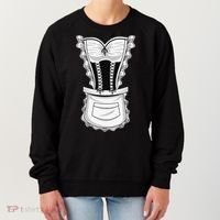 French Maid Costume Cool Halloween Housemaid Gift Women's Sweatshirt thumb 0