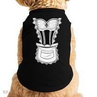 French Maid Costume Cool Halloween Housemaid Gift Doggie Tank thumb 0