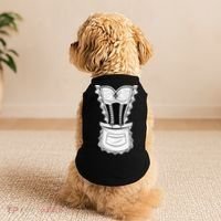 French Maid Costume Cool Halloween Housemaid Gift Doggie Tank thumb 2