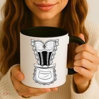 French Maid Costume Cool Halloween Housemaid Gift Coffee Mug thumb 3