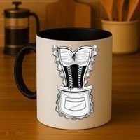 French Maid Costume Cool Halloween Housemaid Gift Coffee Mug thumb 4