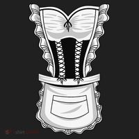 French Maid Costume Cool Halloween Housemaid Gift Beanie thumb 2