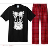 French Maid Costume Cool Halloween Housemaid Gift Pajama Set thumb 0