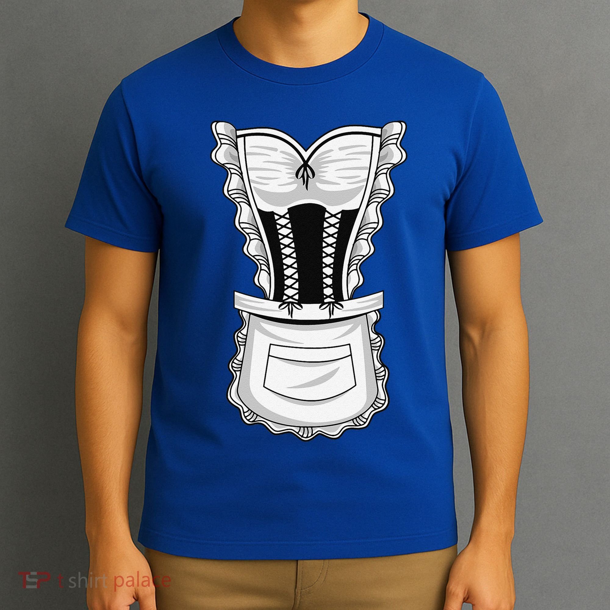 French Maid Costume Cool Halloween Housemaid Gift T-Shirt