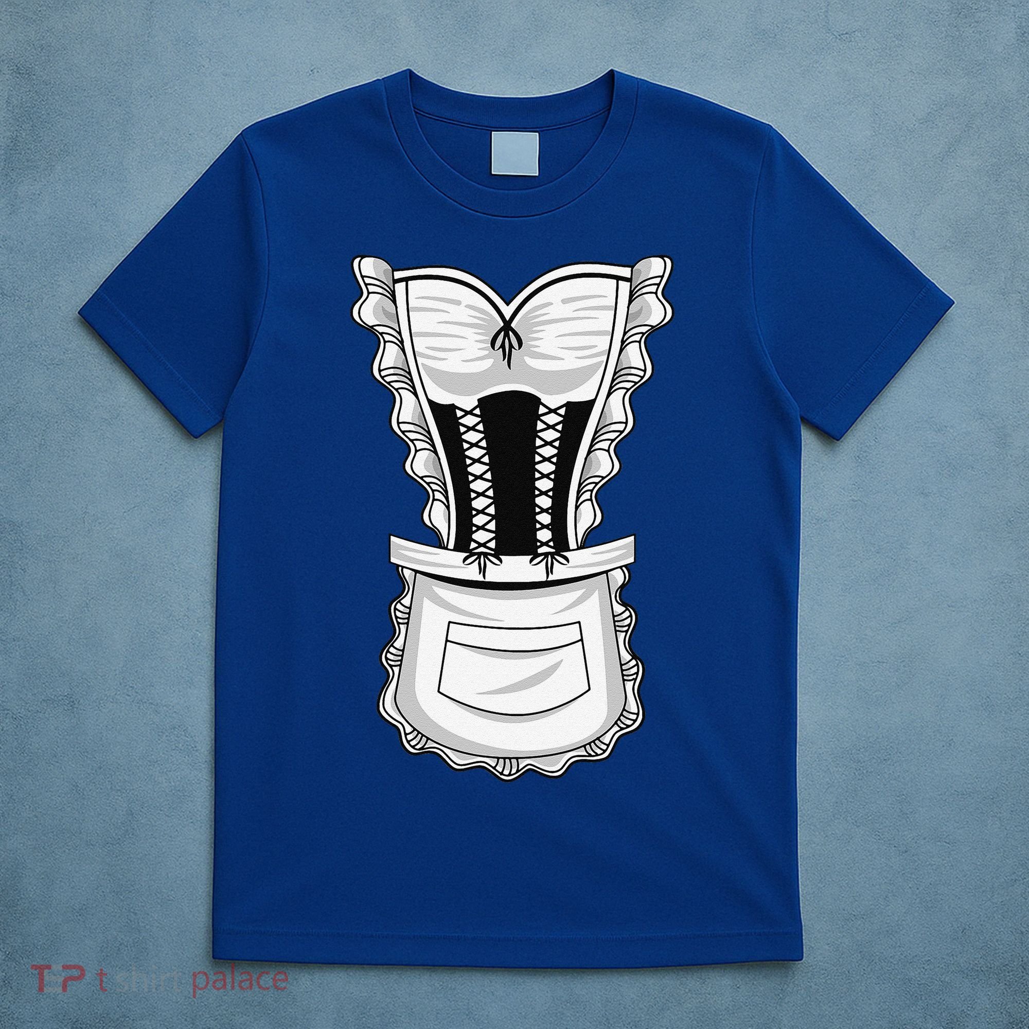 French Maid Costume Cool Halloween Housemaid Gift T-Shirt
