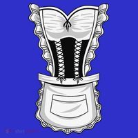 French Maid Costume Cool Halloween Housemaid Gift Coaster thumb 2