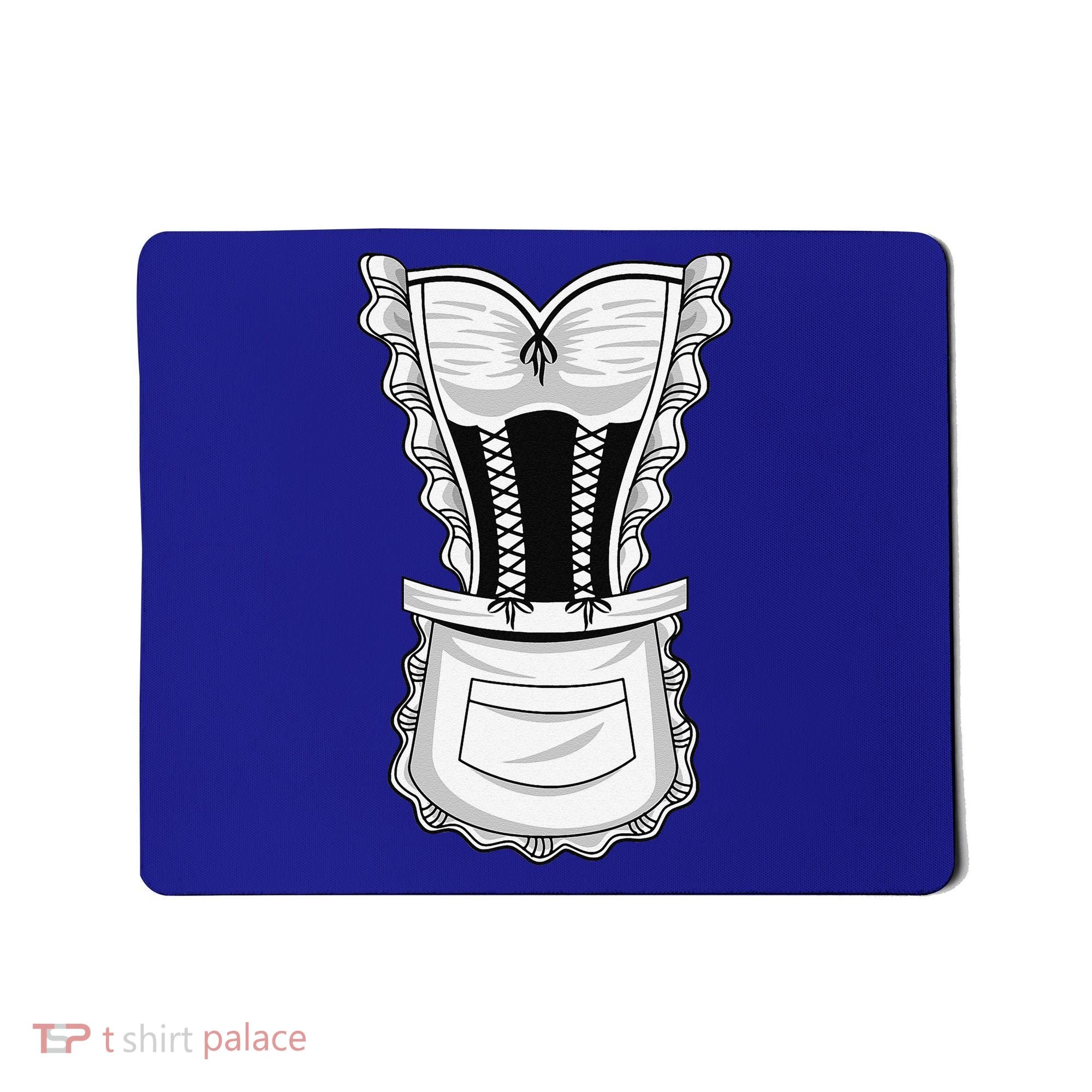 French Maid Costume Cool Halloween Housemaid Gift Mousepad