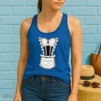 French Maid Costume Cool Halloween Housemaid Gift Women's Tank Top thumb 2