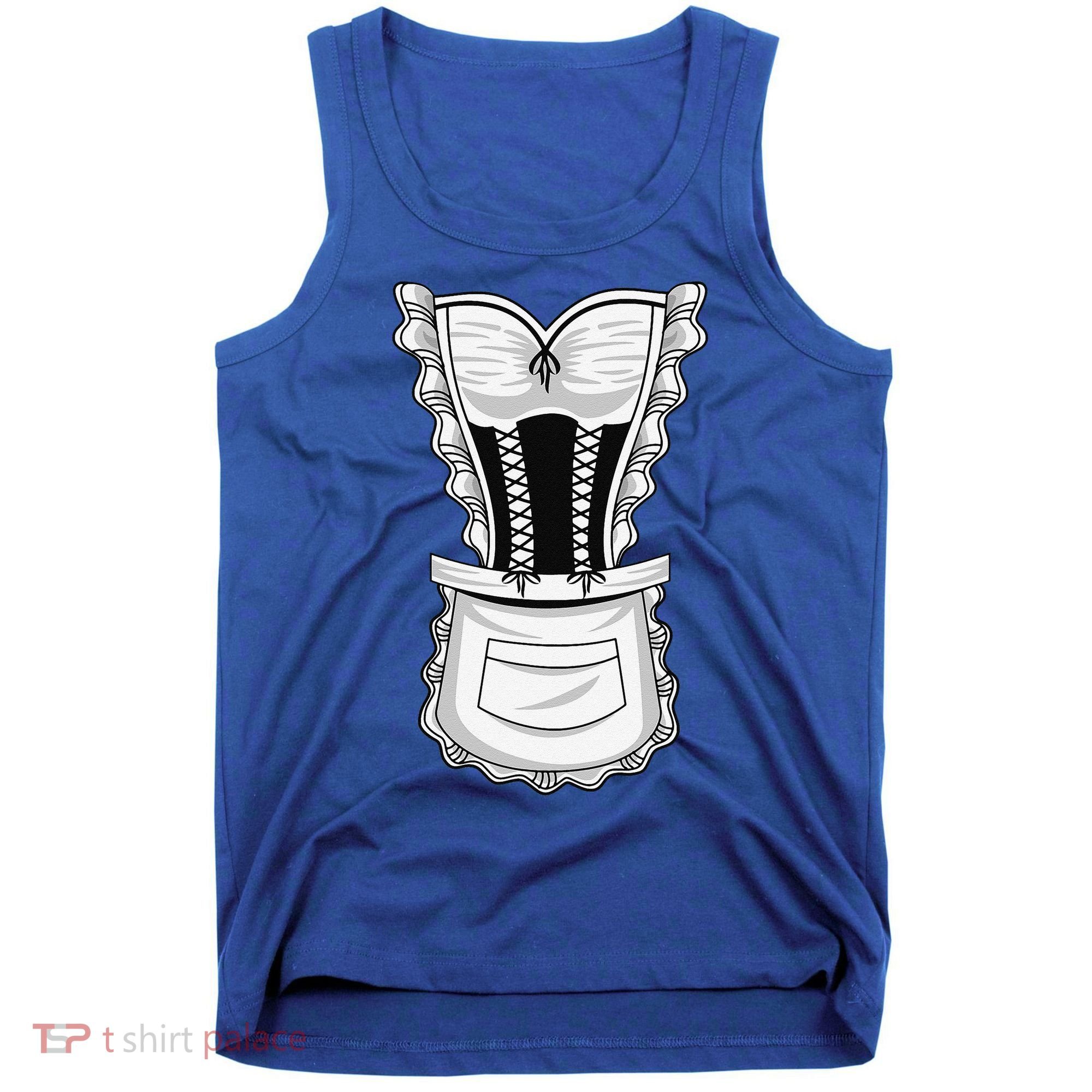 French Maid Costume Cool Halloween Housemaid Gift Tank Top