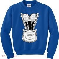 French Maid Costume Cool Halloween Housemaid Gift Kids Sweatshirt thumb 0