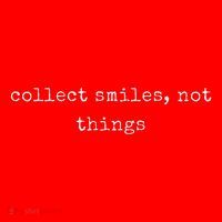 Funny Motivational Collect Smiles Not Things Santa Hat thumb 1