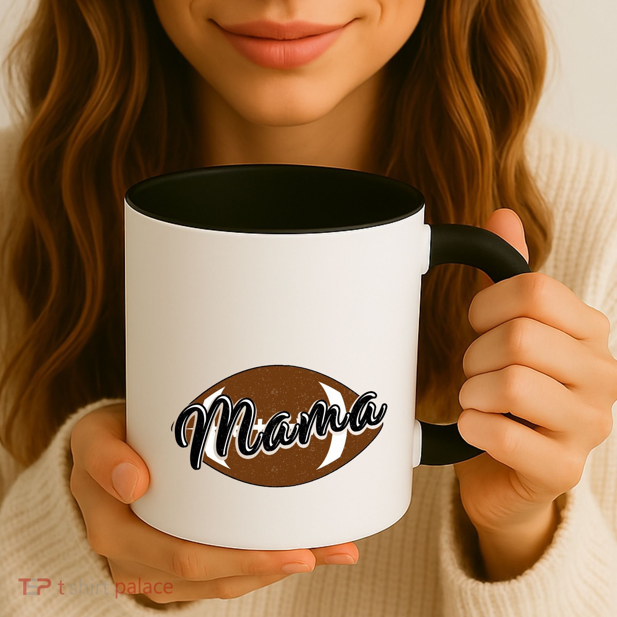 Football Mama, Cute Pee Wee League Mom Tee Coffee Mug