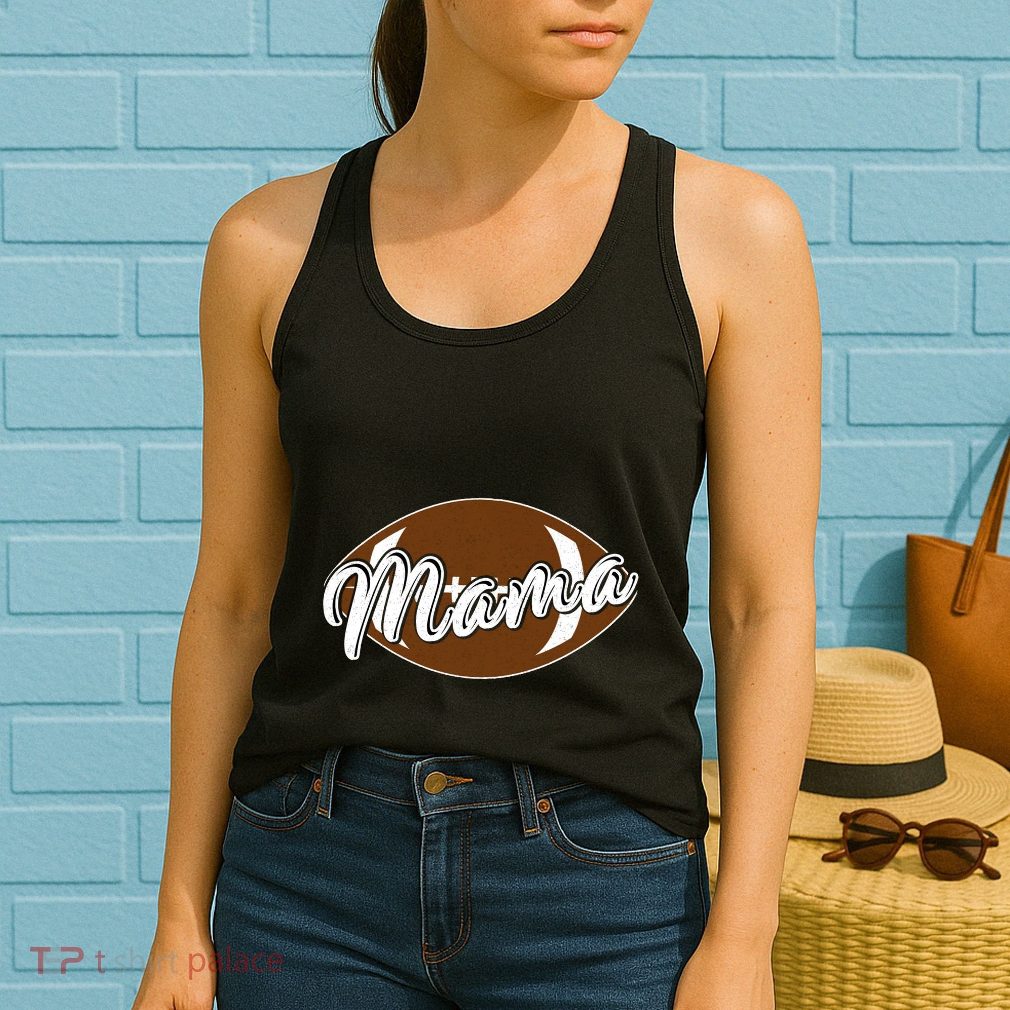 Football Mama, Cute Pee Wee League Mom Tee Women's Tank Top
