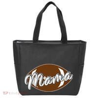 Football Mama, Cute Pee Wee League Mom Tee Tote Bag thumb 0