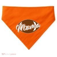 Football Mama, Cute Pee Wee League Mom Tee USA-Made Doggie Bandana thumb 0