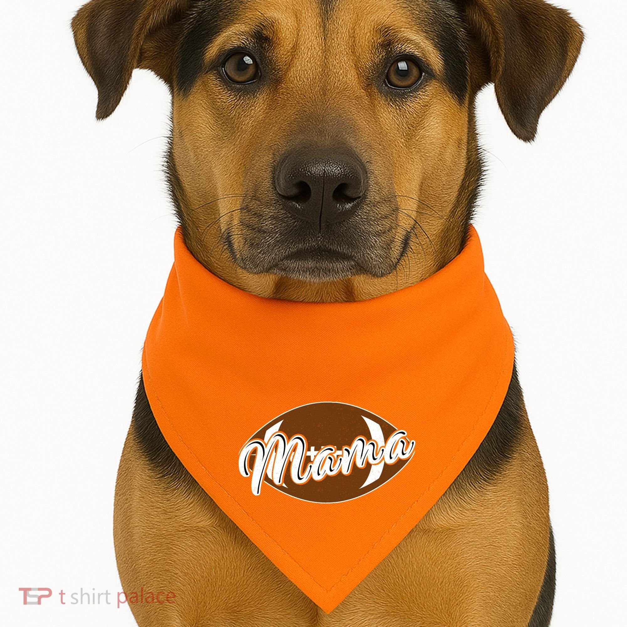 Football Mama, Cute Pee Wee League Mom Tee USA-Made Doggie Bandana