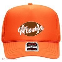 Football Mama, Cute Pee Wee League Mom Tee Hat thumb 0