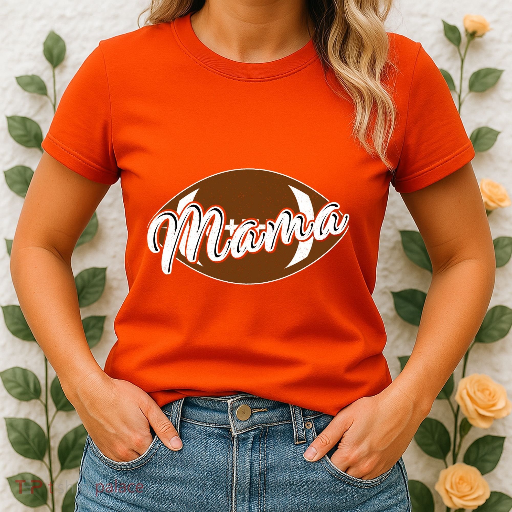 Football Mama, Cute Pee Wee League Mom Tee Women's T-Shirt