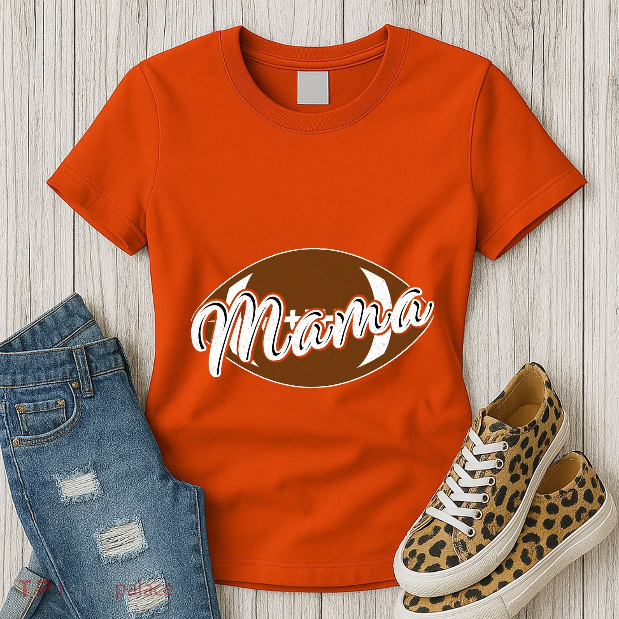 Football Mama, Cute Pee Wee League Mom Tee Women's T-Shirt
